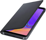 Samsung Black Folio Wallet Cover Case for Galaxy A7 2018 EF-WA750PBEG