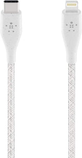 Belkin DuraTek 1.2M USB C to Lightning Cable White - F8J243BT04-WH