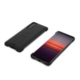 Sony Xperia 5 II Black Style Back Cover Case with Stand XQZ-CBAD