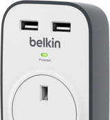 Belkin Surge Plus 12W 2.4 Amp USB Surge Protector - BSV103af