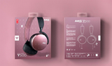 AKG Y500 Wireless Over Ear Headphones Pink - AKGY500BTPIK