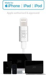 Juice 2M Blue USB A to Lightning Cable - JUICEXLCABLE-BLUE