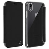 Xqisit Adour iPhone XR 6.1" Flap Cover Wallet Pouch Case Black 33002