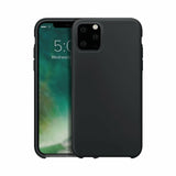 XQISIT Silicone Case for iPhone 12/Pro 6.1" Black Soft Touch Cover