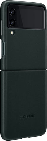Samsung Galaxy Z Flip 3 Leather Cover Green - EF-VF711LGEGWW