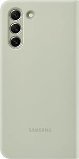 Samsung Galaxy S21 FE Smart Clear View Cover Olive Green - EF-ZG990CMEGEW