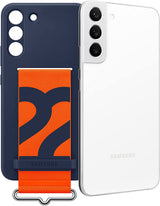 Samsung Galaxy S22 Plus Silicone Cover with Strap Navy - EF-GS906TNEGWW