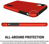 Incipio Dual Pro case for iphone XR Red/Black - IPH-1748-RBK