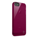 Belkin Translucent Gloss Grip Case Cover iPhone 5 5S SE Berry F8W093vfC03