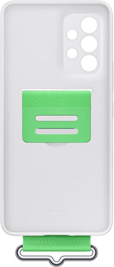 Samsung Galaxy A53 5G Silicone Cover with Strap White - EF-GA536TWEGWW