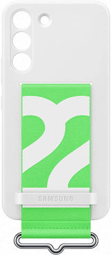 Samsung Galaxy S22 Silicone Cover with Strap White - EF-GS901TWEGWW