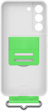 Samsung Galaxy S22 Silicone Cover with Strap White - EF-GS901TWEGWW