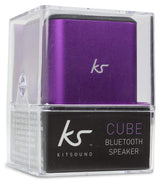 Kitsound Cube Wireless Speaker Purple - KSCUBBTPU