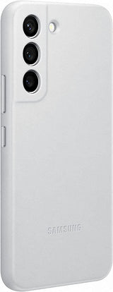 Samsung Galaxy S22 Leather Cover Grey - EF-VS901LJEGWW