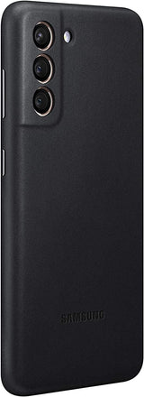 Samsung Galaxy S21 Leather Cover Black - EF-VG991LBEGWW