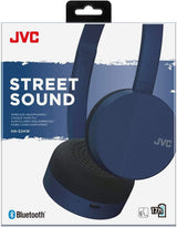 JVC Street Sound Over Ear Wireless Headphones Blue - HA-S24W-A-E