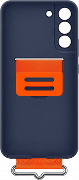 Samsung Galaxy S22 Plus Silicone Cover with Strap Navy - EF-GS906TNEGWW