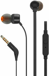 JBL Harman T160 Black In Ear Headphone Headset with Mic JBLT160BLK