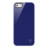 Genuine Belkin Opaque Shield Case Cover iPhone 5 5S SE Indigo Blue F8W159vfC03