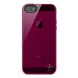 Belkin Translucent Gloss Grip Case Cover iPhone 5 5S SE Berry F8W093vfC03