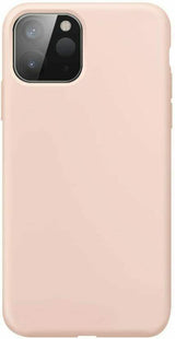 XQISIT Silicone Case for iPhone 12 Mini 5.4" Nude Pink Soft Touch Cover