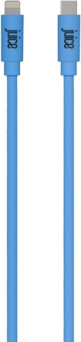 Juice 1M Blue USB C to Lightning Cable - JUSCABLE-LIGHT-TYPEC-1M-RND-XRBLU