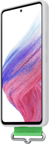 Samsung Galaxy A53 5G Silicone Cover with Strap White - EF-GA536TWEGWW