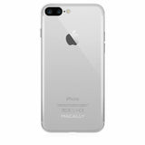 Macally Soft TPU Case Jelly Cover for iPhone 7 8 Plus Clear LUXRP7L-C