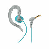 JBL Focus 100 Grey Blue Sport Wired Sweat Proof Headphone JBLFOCU100TEL