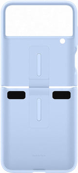 Samsung Galaxy Z Flip 4 Silicone Cover with Ring Arctic Blue - EF-PF721TLEGWW
