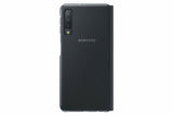 Samsung Black Folio Wallet Cover Case for Galaxy A7 2018 EF-WA750PBEG