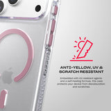 Tech21 Evo Crystal Case with MagSafe for iPhone 17/18 Pro Max 6.9" Clear Pink - T21-11702