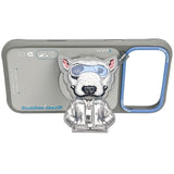 Nimmy Cool & Cute 2.0 Terrier Dog Case with MagSafe Stand for iPhone 17 Pro 6.3" Grey Blue - N-YJKM-CXZJZH-IP17-PRO-019