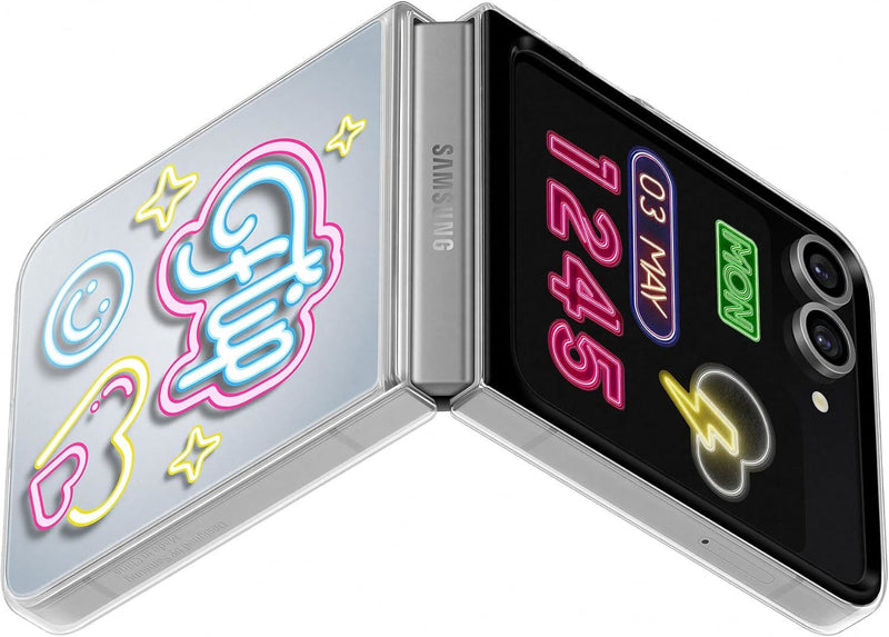 Samsung Galaxy Z Flip 6 Neon Flipsuit Case Grey - EF-ZF741CTEGWW
