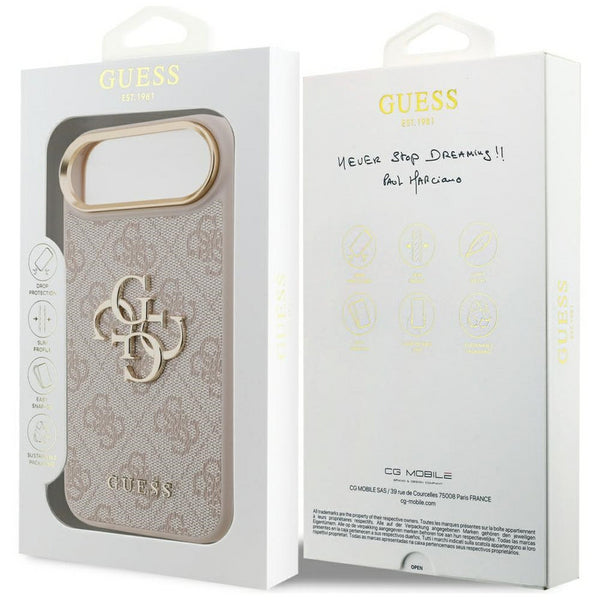 Guess Big 4G Classic Logo Case for iPhone 17 Air 6.5" Rose Gold - GUHCP17M4GMGCPI