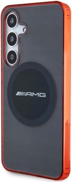 Mercedes AMG Bicolor Transparent Hard Case with MagSafe for Samsung Galaxy S24 6.2" Black - AMHMS24S23HBCK