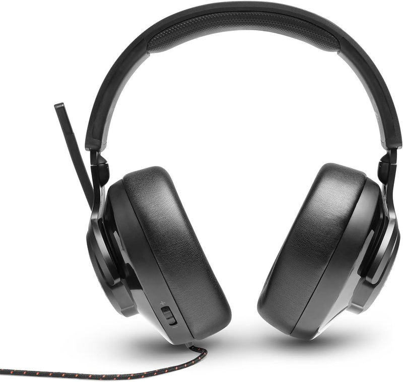JBL Quantum 200 Wired Over Ear Gaming Headset with Mic Black - JBLQUANTUM200BLK