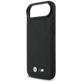 BMW M Quilted Logo Case with MagSafe for iPhone 17 Air 6.5" Black - BMHMP17M25PSECHK
