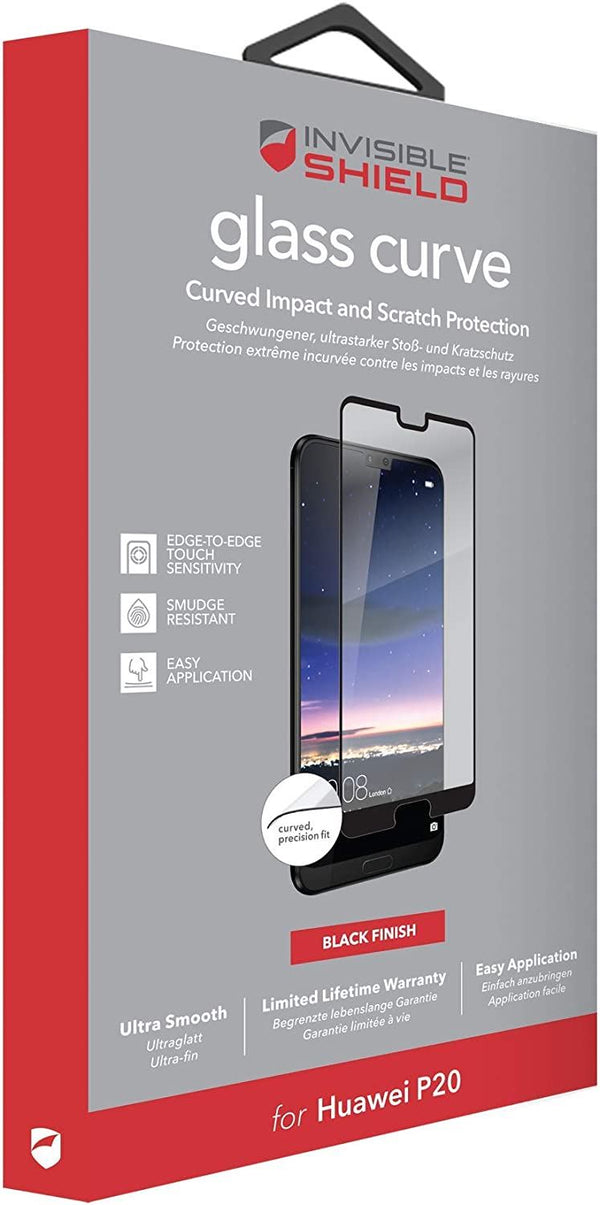 Zagg Glass Curve Screen Protector for Huawei P20 Pro Black - 200101548