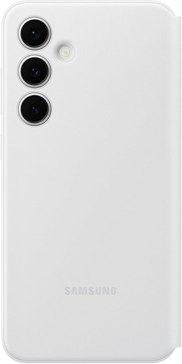 Samsung Galaxy S24 FE Smart View Wallet Case White EF-ZS721CWEGWW