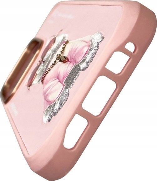 Nimmy Glasses Cool Cat Case for iPhone 16 Pro 6.3" Pink - N-YJ-iP16-Pro-04