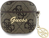 Guess 4G Charm Collection Case for AirPods 4 Brown - GUA4G4GSMW