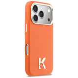 Karl Lagerfeld Karl Head Logo Case with MagSafe for iPhone 17 Pro 6.3" Orange - KLHMP17L5PGFKHGO