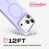 Tech21 Evo Pulse Fauvxen Case with MagSafe for iPhone 17/18 Pro 6.3" Lilac - T21-11625