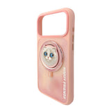 Nimmy Big Eye Cute Pet Ragdoll Cat Face Case with Detachable MagSafe Grip for iPhone 17 Pro Max 6.9" Pink - N-XDY-CXZJZH-IP17-PRO-MAX-07-D