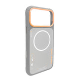 Nimmy Cool & Cute 2.0 Case with MagSafe for iPhone 17 Pro Max 6.9" Grey Orange - N-YJKM-CX2.0-IP17-PRO-MAX-05-A