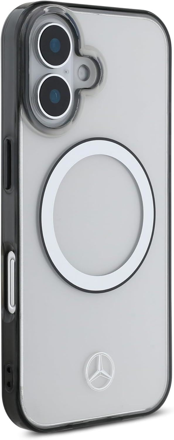 Mercedes Printed Logo Case with MagSafe for iPhone 16 6.1" Clear - MEHMP16S23HUOKC