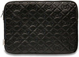 Hello Kitty Zip PU Quilted Bow Sleeve for 14" Laptop Black - HKCSZPEKHBPD