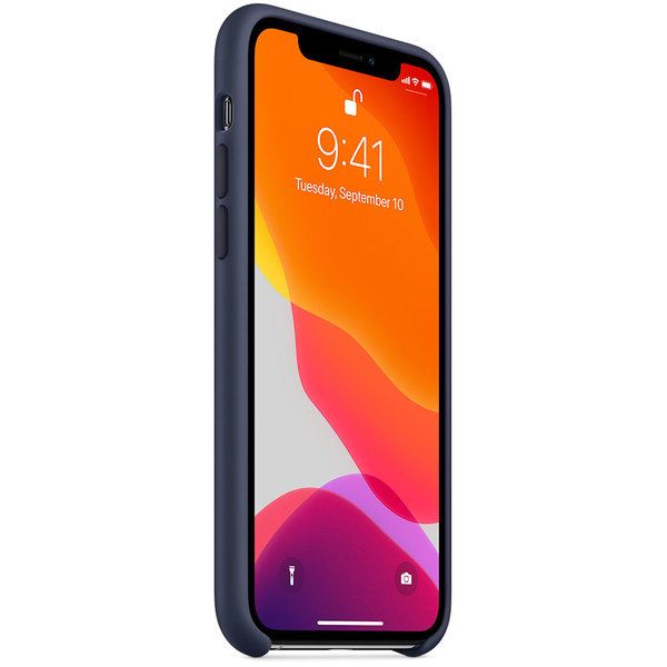Apple Silicone Case for iPhone 11 Pro 5.8" Midnight Blue - MWYJ2ZM/A