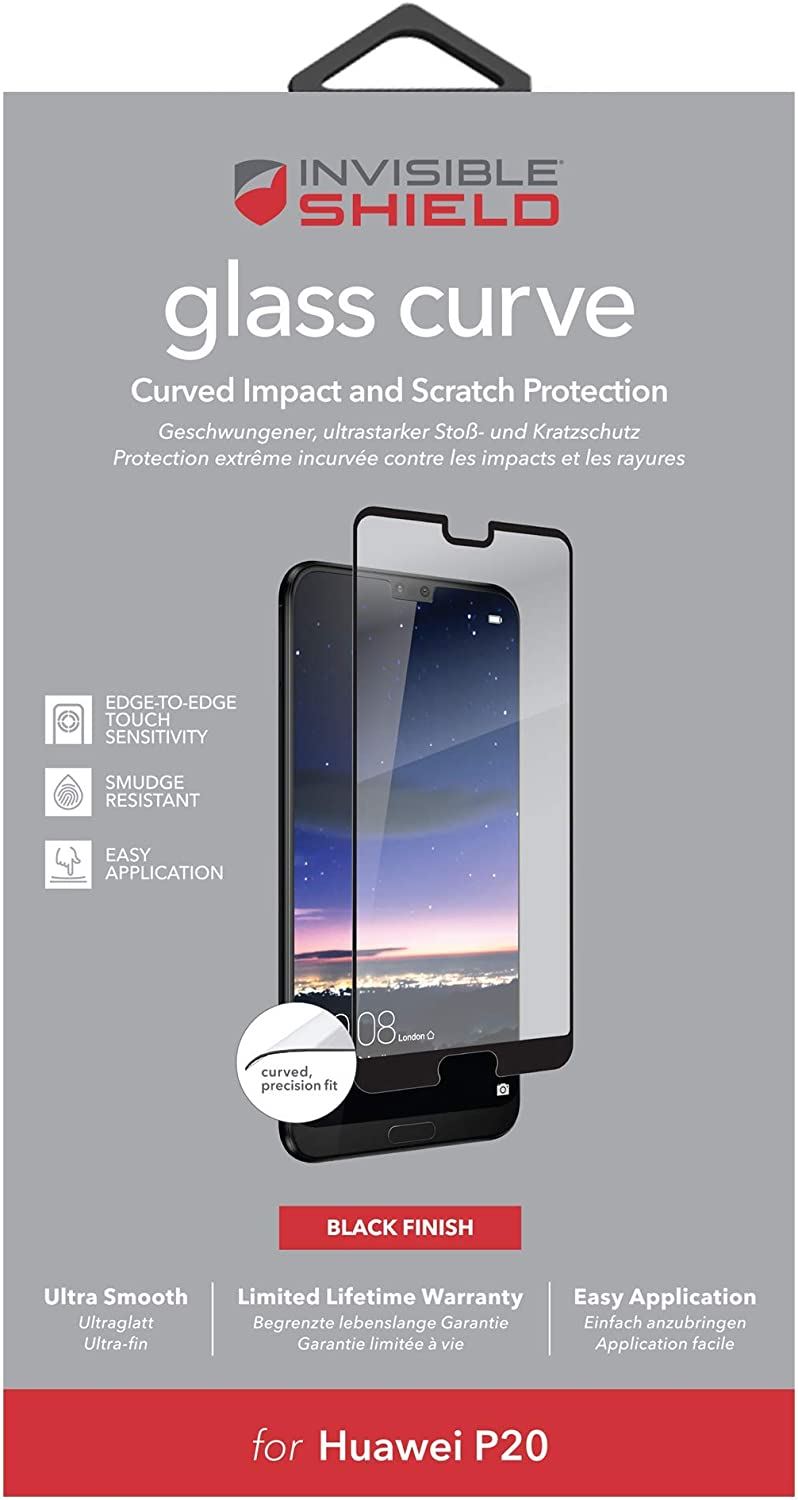 Zagg Glass Curve Screen Protector for Huawei P20 Pro Black - 200101548